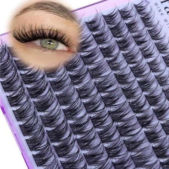 Natural Lash Clusters Wispy Eyelash Clusters 10-16mm Full Lashes - Picture 1 of 7